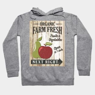 Vintage Farm Market Sign Hoodie